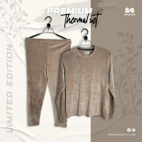 Velvet Thermal Set- Cream