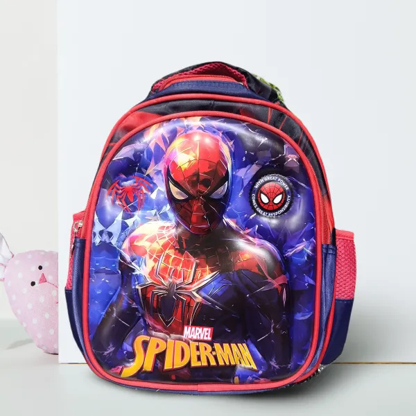 Spiderman 3D Play-Nursery School Bag