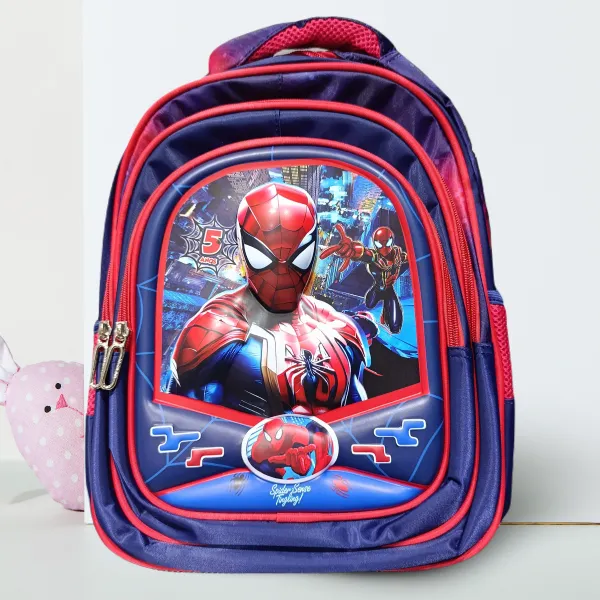 Spiderman 3D Junior School Bag